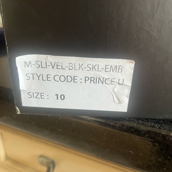 Del toro velvet slippers. - Picture 4 of 5